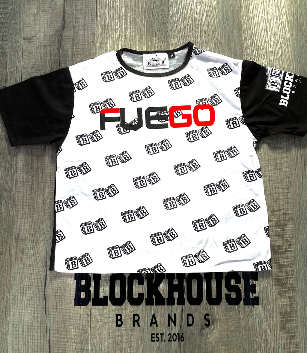 FUEGO BLOCKS DESIGNER  TEE